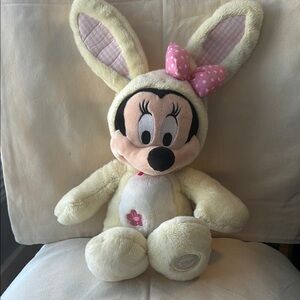 Disney Store Minnie Mouse Easter Bunny Plush